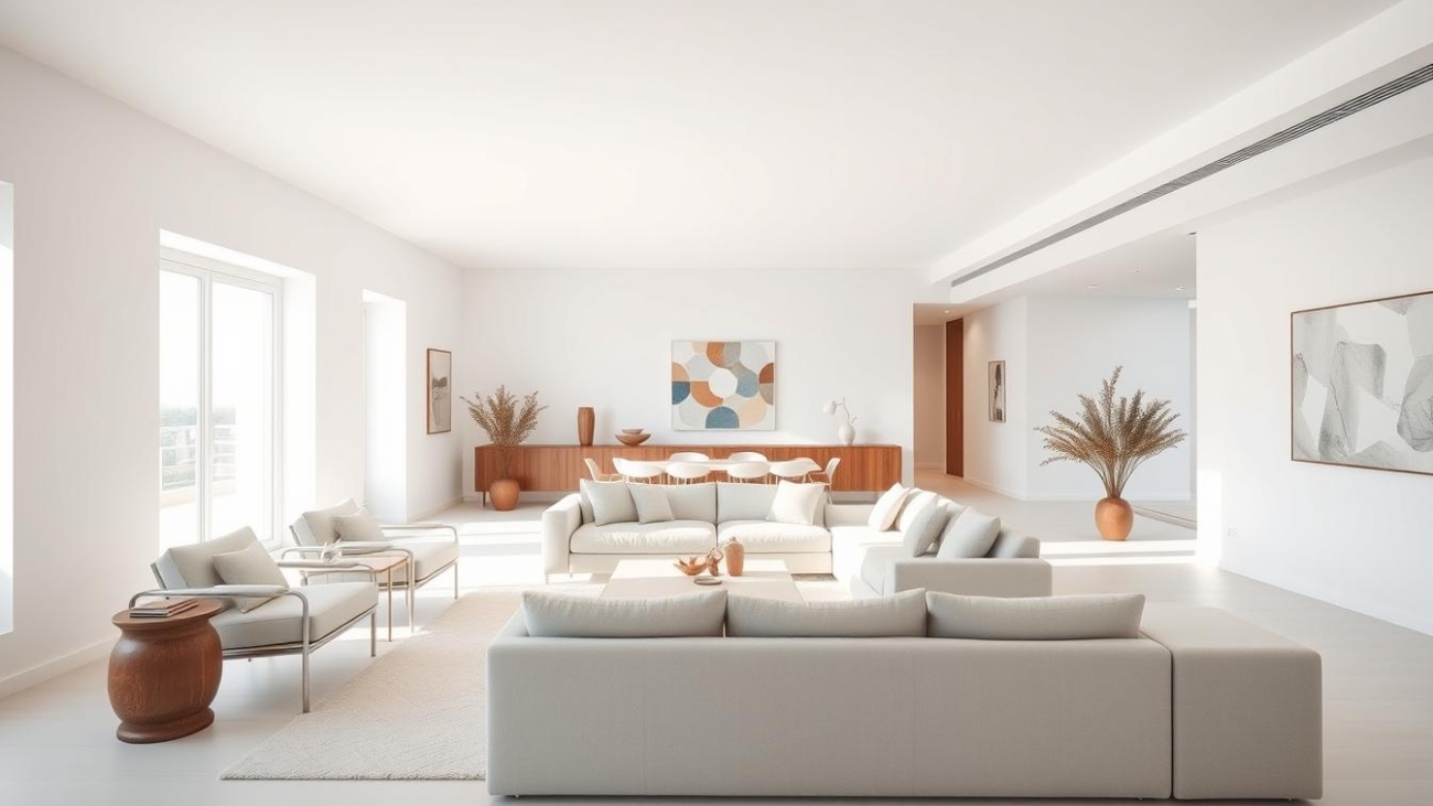 diseño de interiores minimalista