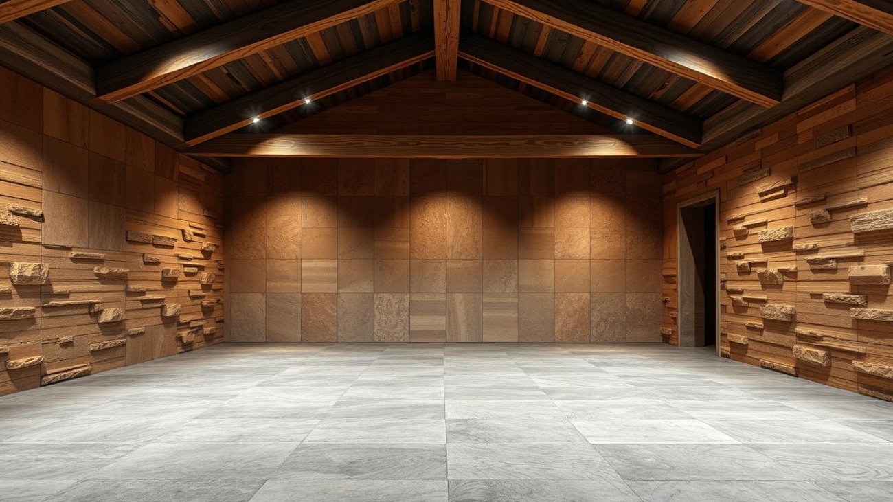 acabados texturizados en diseño de interiores